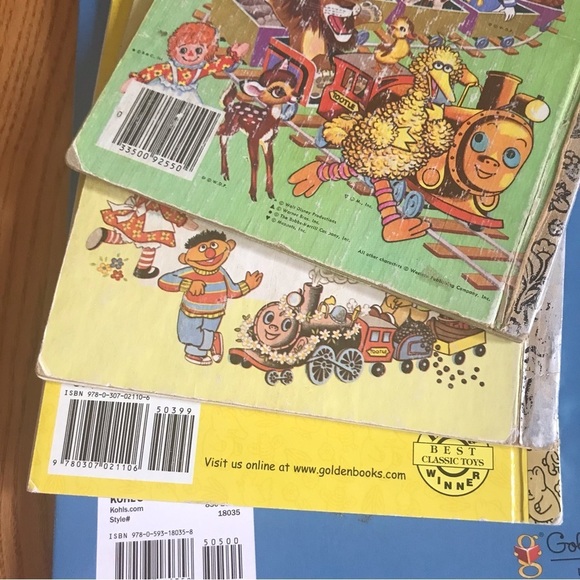 Little Golden Books saggy baggy elephant lady tramp little red caboose train - Picture 5 of 12